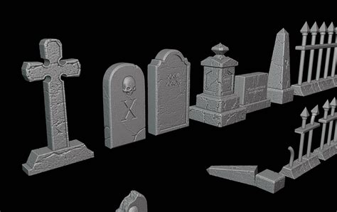 Spirit Tombstone STL: Download & Craft Your Memorial Design
