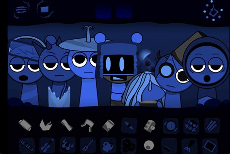 Sprunki Blue Create Zen Like Melodies In An Ocean Of Calm Spunky Games