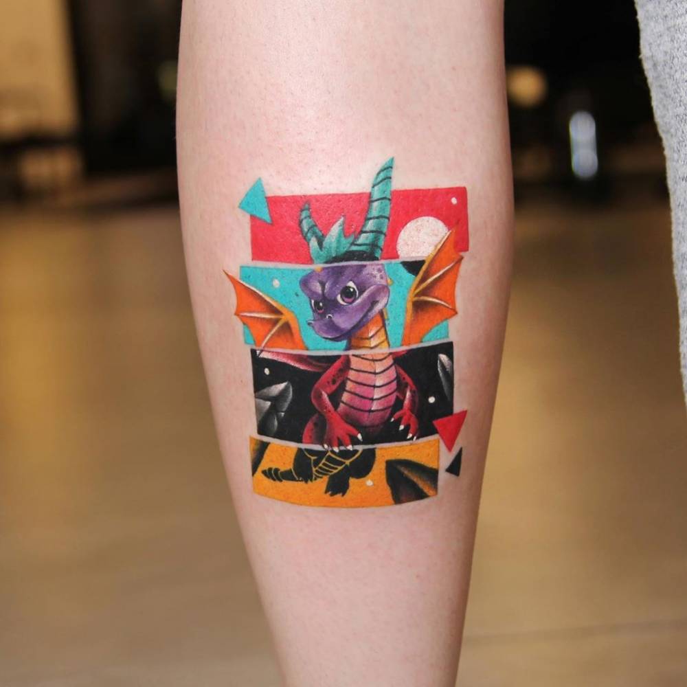Spyro The Dragon Tattoo Ideas: Bold & Fiery Designs