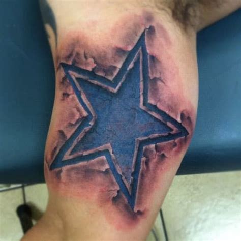 Staggering Dallas Cowboys Tattoos For Real Fans Cowboy Tattoos