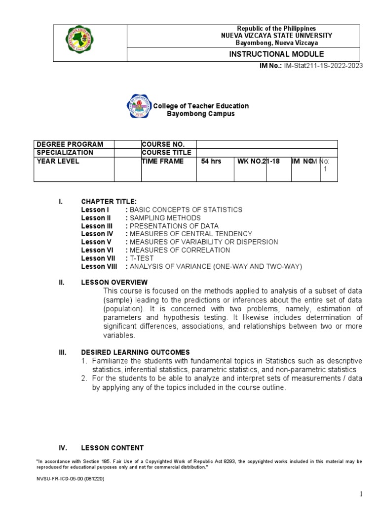STAT 111 vs STAT 211: Key Differences Explained