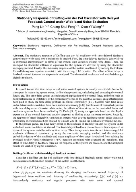 Stationary Response Of Duffing Van Der Pol Oscillator With Delayed