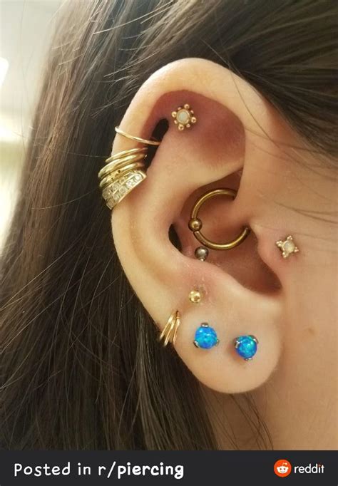 Stretched Cartilage Coin Slot Daith Piercing Jewelry Piercing Jewelry Body Piercing Jewelry