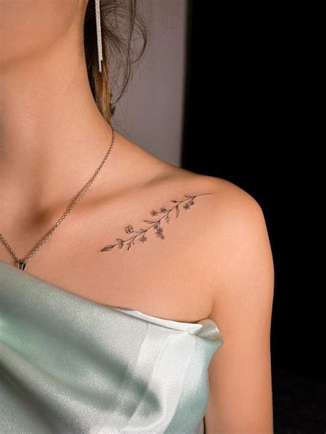 Stunning Collarbone Tattoos For Women Collar Bone Tattoo Bone