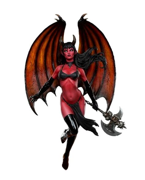 Succubus Demon With Axe Pathfinder Pfrpg Dnd D D 3 5 5E 5Th Ed D20