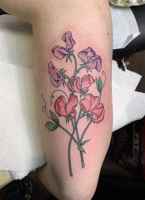Sweet Pea Tattoo