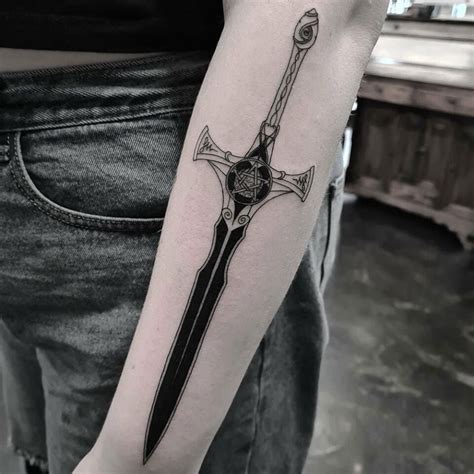 Sword Tattoos 55 Coolest Designs For Men Women With Symbolism