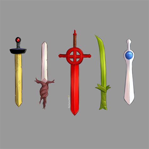 Swords By Https Www Deviantart Com Kodabomb On Deviantart