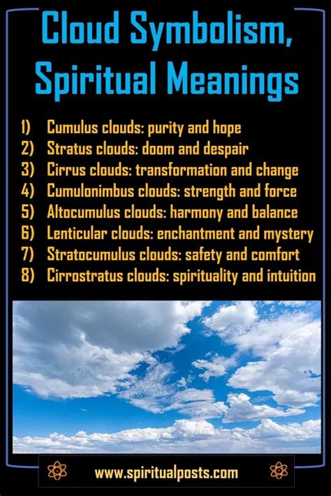 Symbolism Of Clouds Unveiling Skies Mysteries