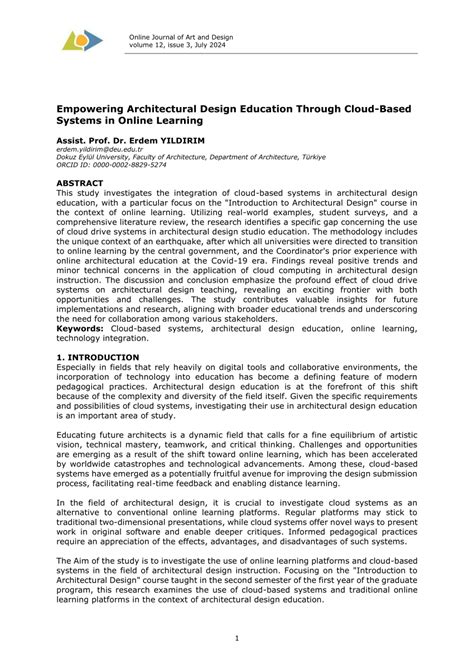Table 1 From An Architectural Design Teaching Strategy Based On Online