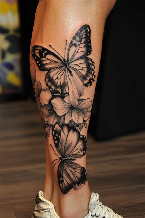 Stunning Butterfly Tattoo Ideas for Your Leg