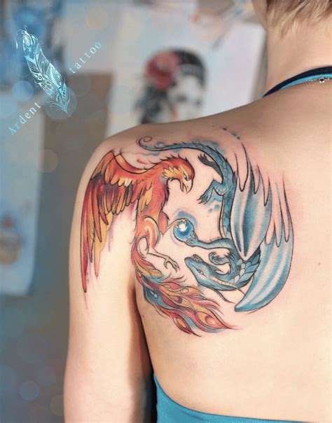 Tattoo Dragon And Phoenix: Symbolic Designs & Meanings Explained