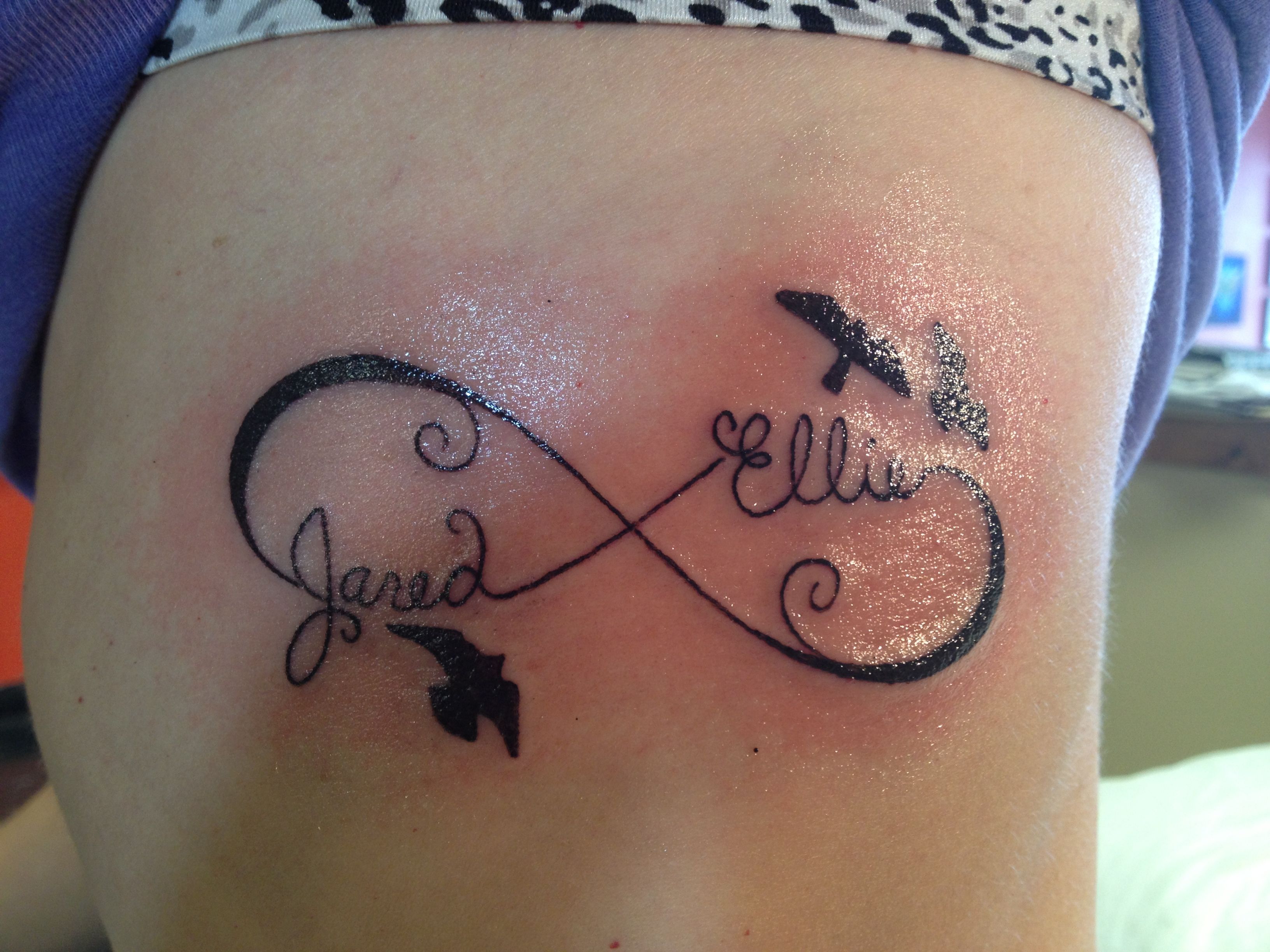 Tattoo Infinity Symbol: Personalize With Names for Eternal Love