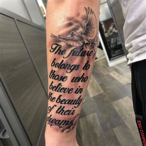 Inspiring Tattoo Quotes for Men's Arms