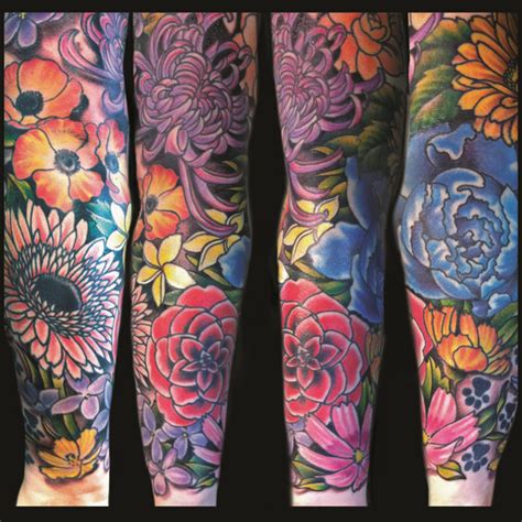 Tattoos Jessi Lawson Artist Colorful Sleeve Tattoos Bright