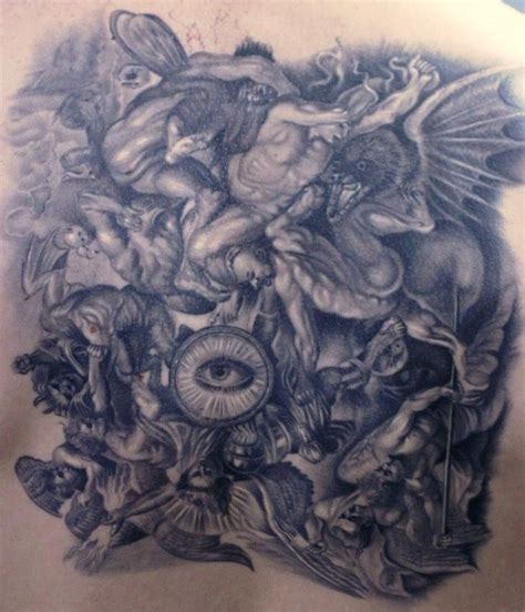 Angels vs Demons Tattoos: Symbolic Battle Ink Ideas