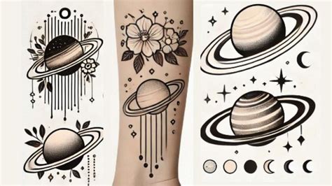 Tatuaje De Saturno Para Mujer: Ideas Únicas y Significados