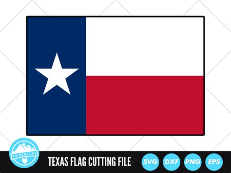 Texas Flag Svg Texas Lone Star Flag Graphic By Lddigital Creative