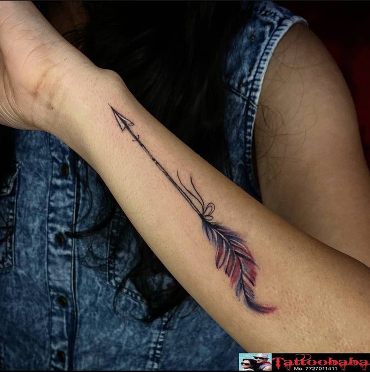 The 50 Best Cherry Blossom Tattoos Ever Inked Arrow Tattoos Feather