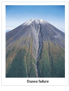 The Current State Of The Osawa Failure Mt Fuji Sabo Office Cbr Mlit