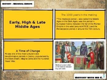 The Early High And Late Middle Ages