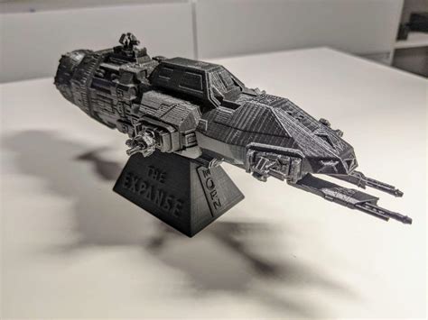 The Expanse Rocinante Ship 3D Printed Pla Model 8 3Inches Long Etsy