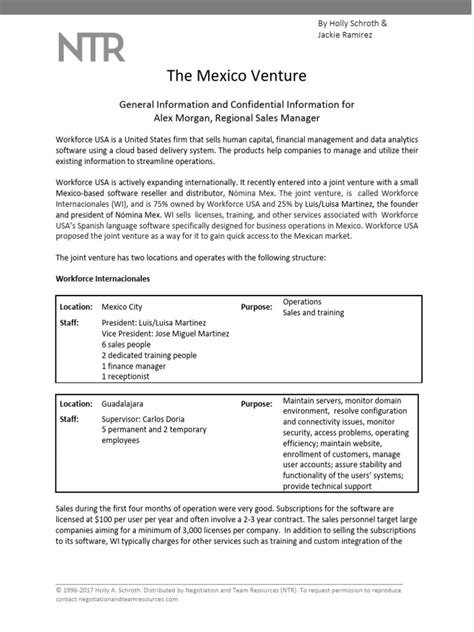 Mastering the Mexico Venture Negotiation: Key Strategies for Success