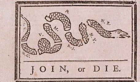 The Story Behind The Join Or Die Snake Cartoon Constitution Center