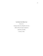 The Terri Schiavo Case Ethical Considerations In Withdrawing Course Hero