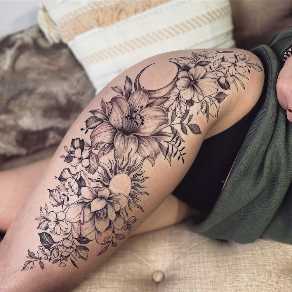 Stunning Thigh Tattoos for Women: Bold Ideas & Inspiration  
Feminine Thigh Tattoo Designs: Trendy & Timeless Choices  
Beautiful Thigh Tattoos for Women: Creative & Chic Styles  
Unique Thigh Tattoo Ideas for Women: Stand Out Boldly  
Elegant Thigh Tattoos for Women: Classy & Modern Designs