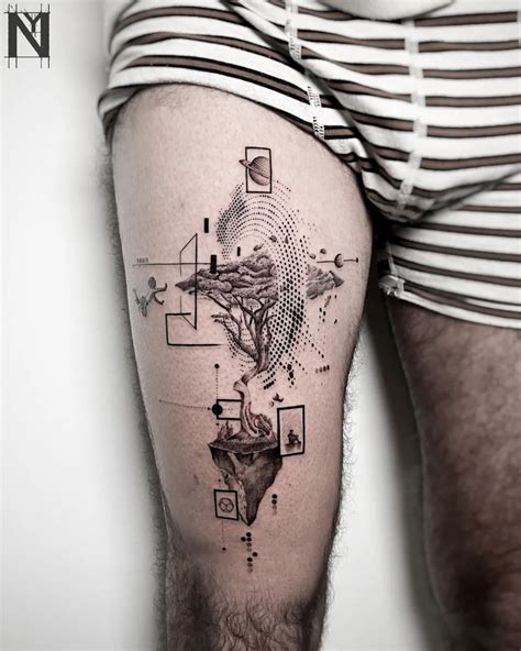 Thigh Tattoos For Men: Bold Ideas & Inspiration