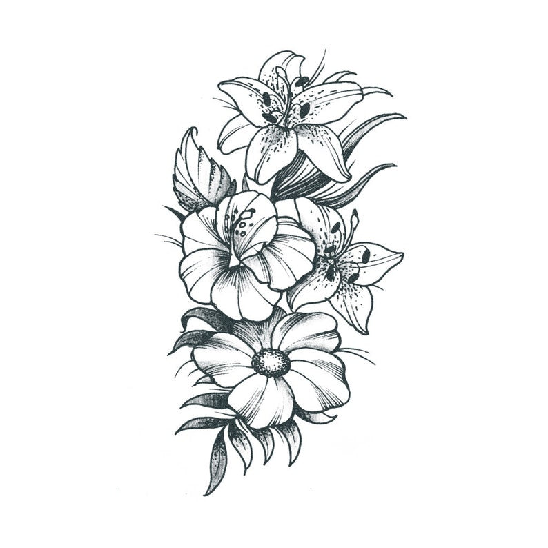 Tiger Lily Tattoo Design