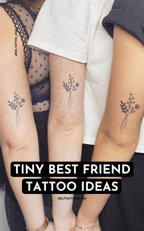 Tiny Best Friend Tattoos To Share Friend Tattoos Matching Friend