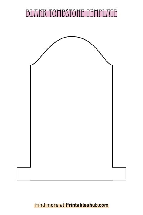 Tombstone Outline