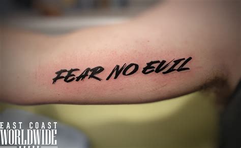 Tommybrantner Fear No Evil No Fear Hands Fingers Evil Lettering