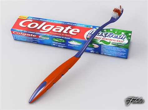Toothbrush And Toothpaste 3D Model Max Obj 3Ds Cgtrader Com Toothbrush And Toothpaste 3D Model Max Obj 3Ds Cgtrader Com