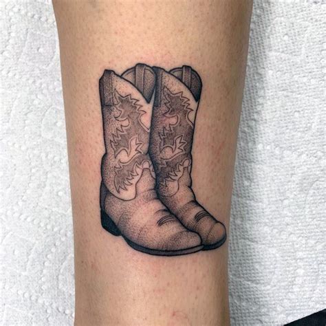 Top 100 Best Cowboy Boot Tattoos For Women Cowgirl Design Ideas