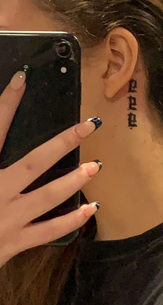 Top 136 Xo Tattoo Behind Ear Monersathe Com