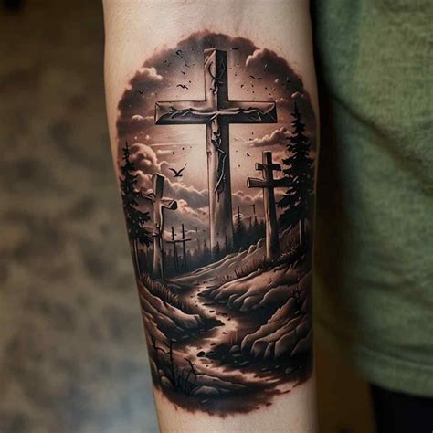 Top 149 Three Cross Tattoo Ideas Spcminer Com Top 149 Three Cross Tattoo Ideas Spcminer Com