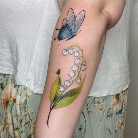 Top 20 Lily Of The Valley Tattoo Ideas To Show Floral Art