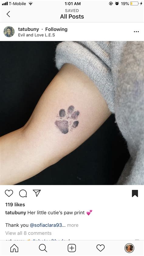 Top 65 Best Cat Paw Print Tattoo Ideas 2020 Inspiration Guide