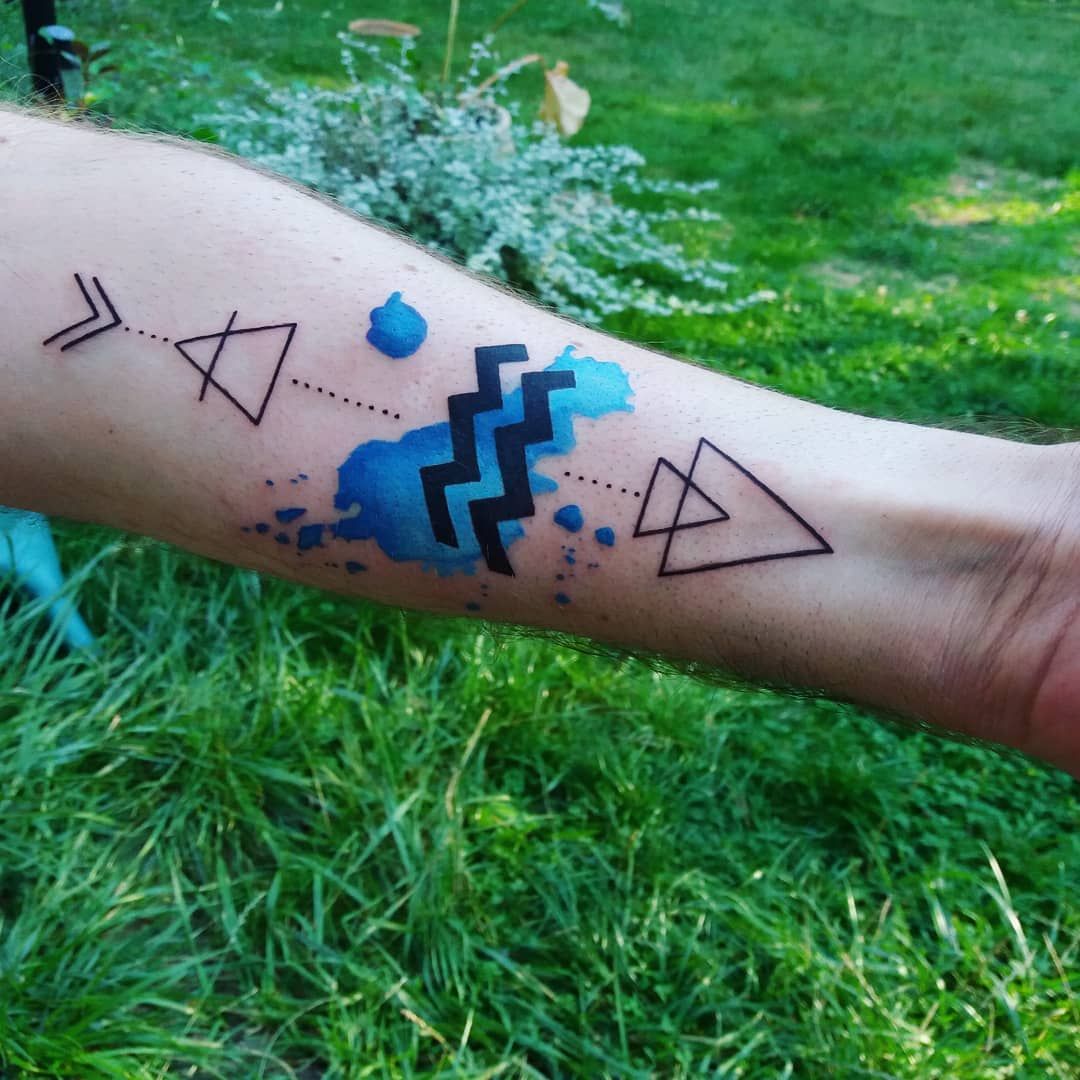 Top 67 Aquarius Tattoo Ideas 2021 Inspiration Guide