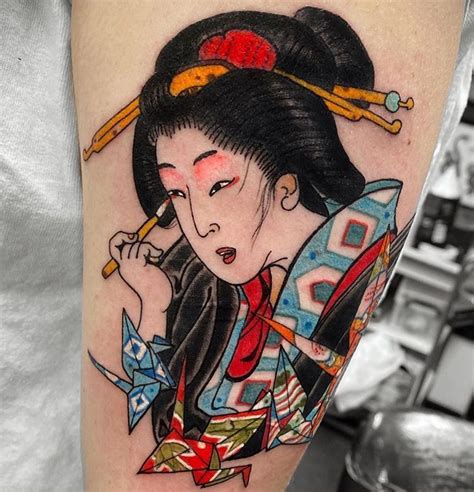 Traditional Geisha Tattoo