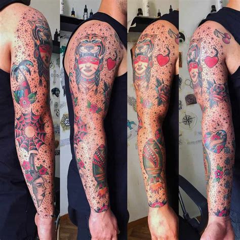 Traditional Tattoo Sleeve Filler Ideas