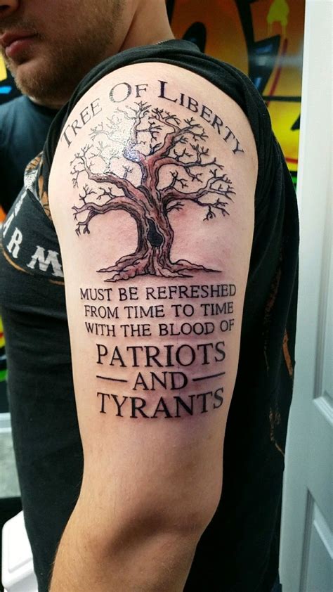Tree Of Liberty Tattoo Printable Calendars At A Glance