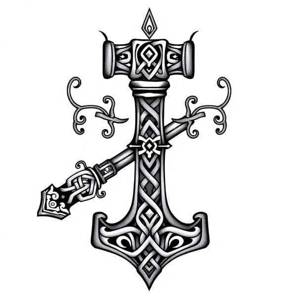 Update 78 Thor S Hammer Tattoo Ideas Best In Cdgdbentre Update 78 Thor S Hammer Tattoo Ideas Best In Cdgdbentre
