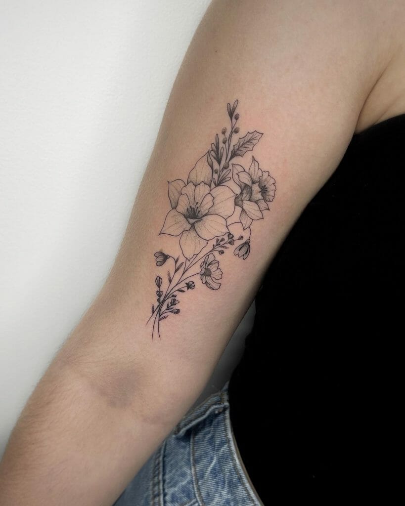 Update 83 Tattoo December Birth Flower Latest In Cdgdbentre