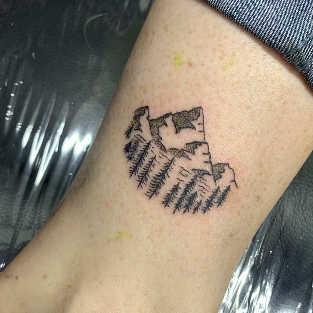 Update 87 Minimalist Mountain And Sea Tattoo In Cdgdbentre