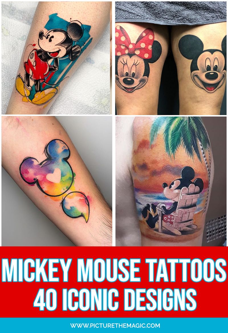Updated 40 Iconic Mickey Mouse Tattoos November 2020