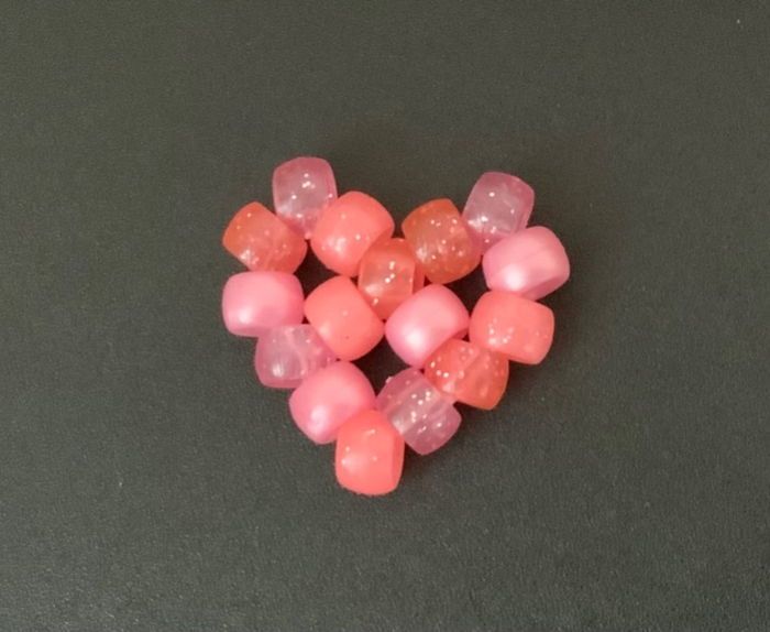 Veryyy Pink Kandi Heart By Candicomet In 2024 Kandi Pink Beaded